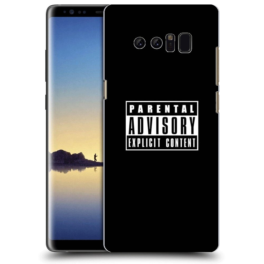 Husa Samsung Galaxy Note 8 Silicon Gel Tpu Model Parental Advisory Multicolor
