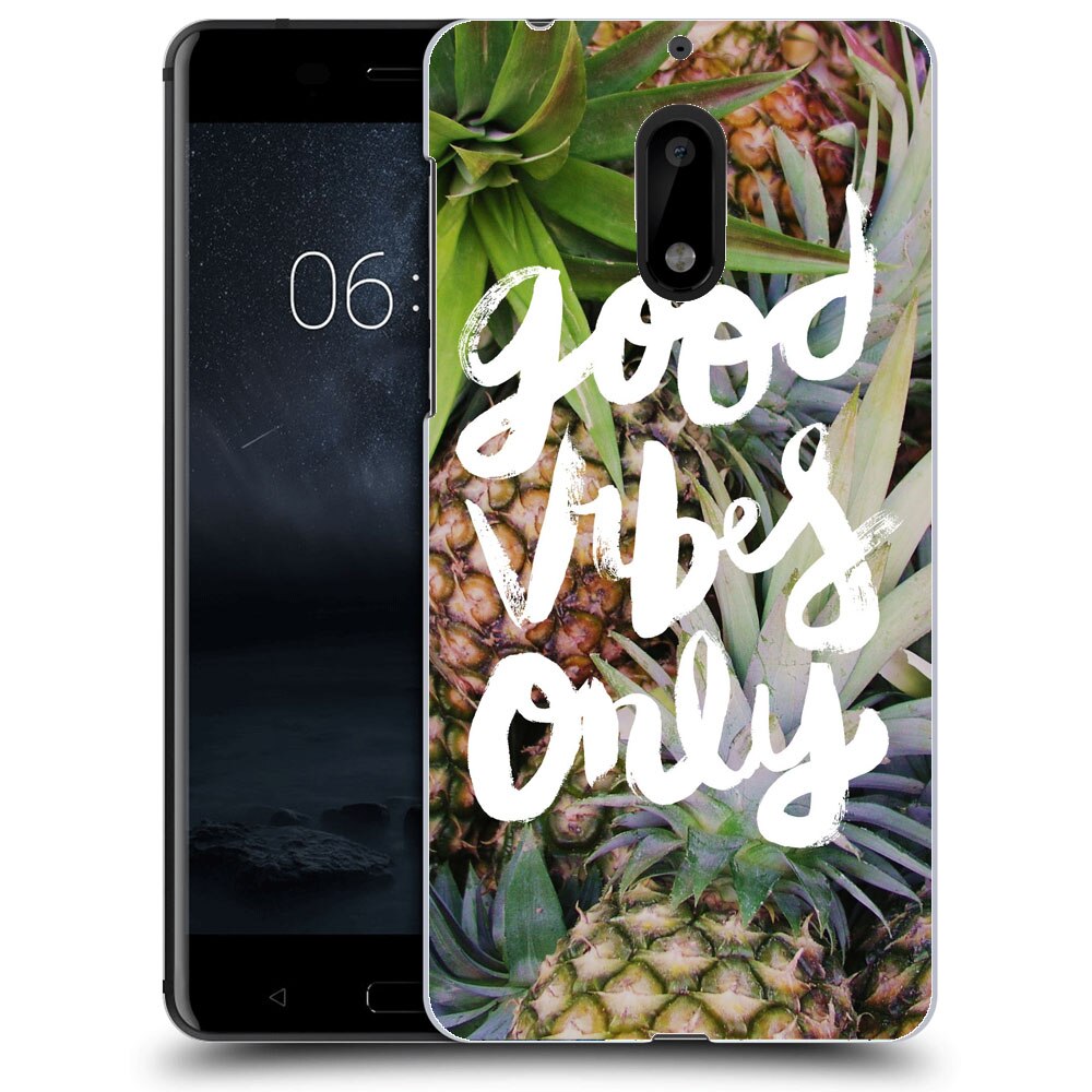 Husa Nokia 6 Silicon Gel Tpu Model Good Vibes Only Multicolor