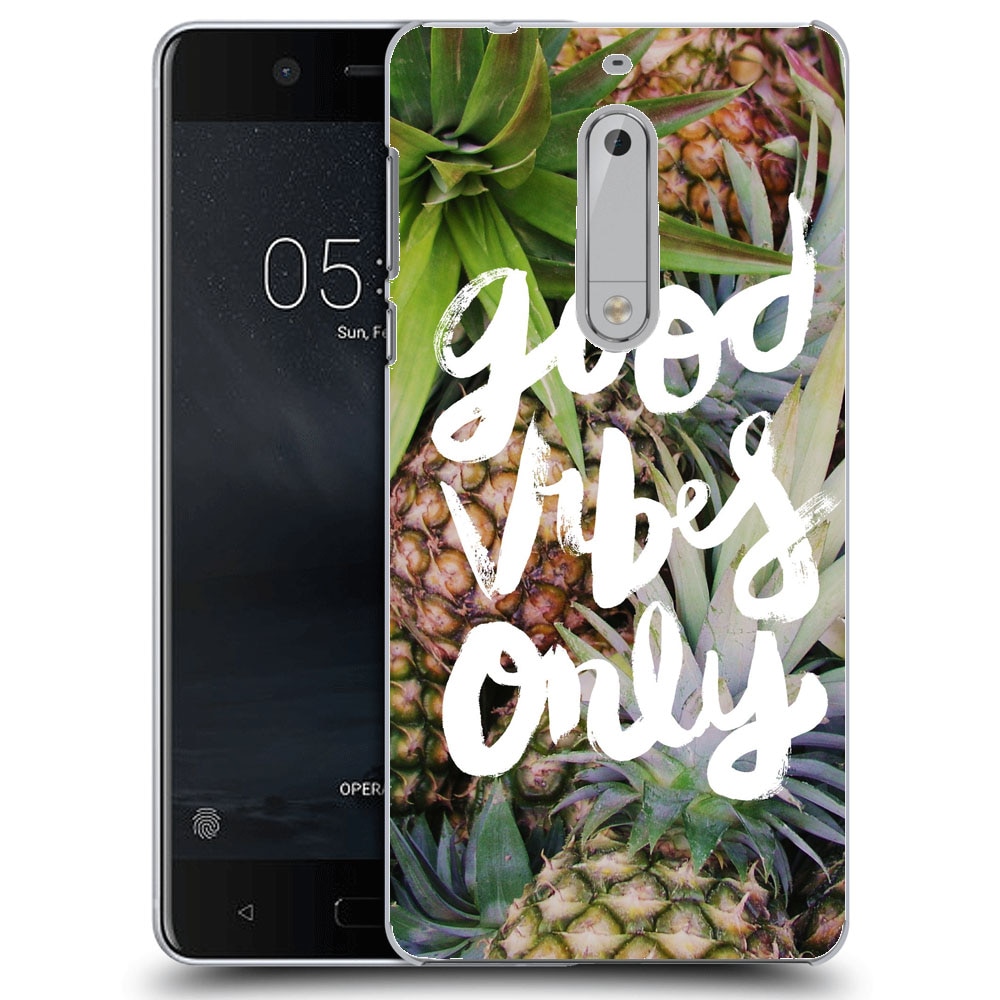 Husa Nokia 5 Silicon Gel Tpu Model Good Vibes Only Multicolor