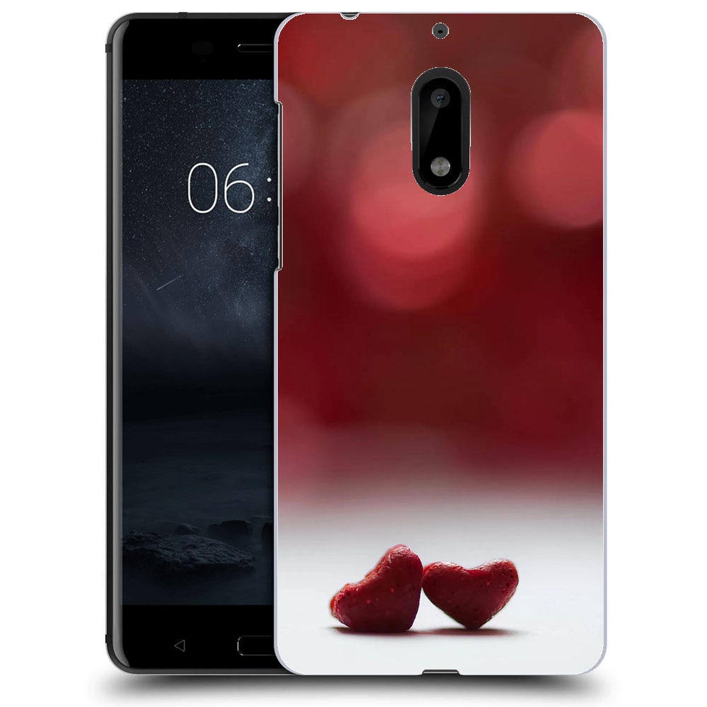 Husa Nokia 6 Silicon Gel Tpu Model Little Hearts Multicolor