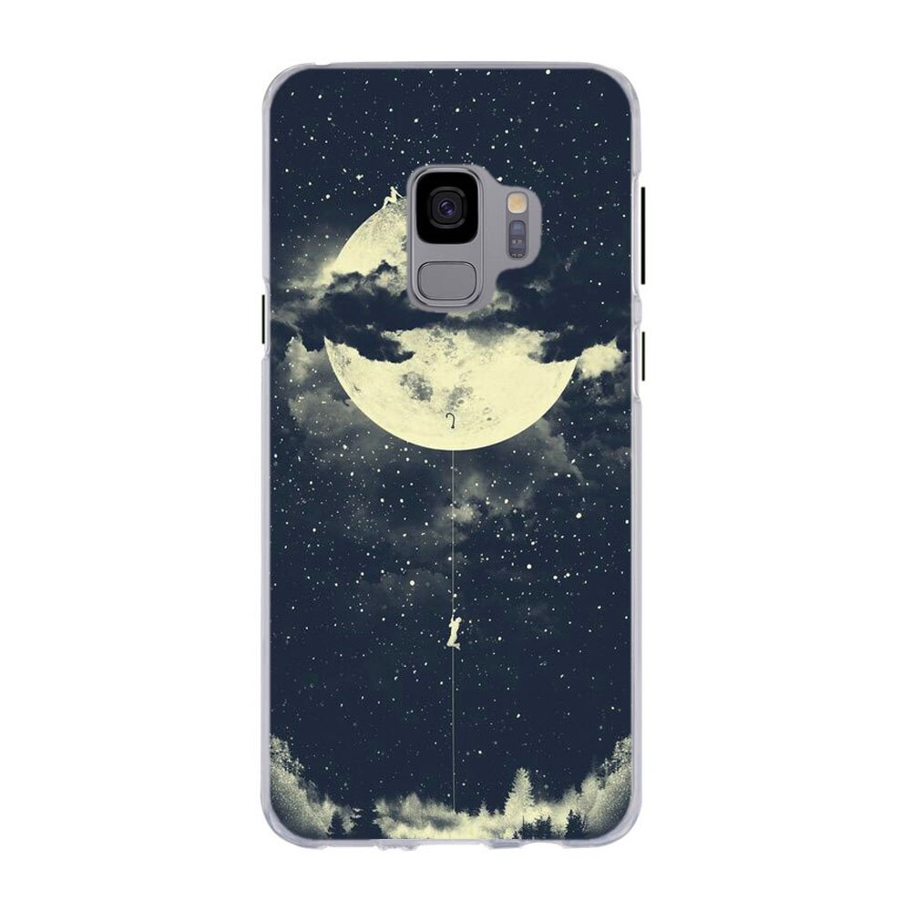 Husa Samsung Galaxy S9 Silicon Gel Tpu Model Moon Climbing Multicolor