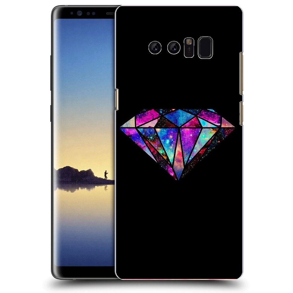 Husa Samsung Galaxy Note 8 Silicon Gel Tpu Model Diamond Black Multicolor