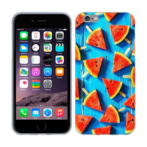 Husa iPhone 6/6S Silicon Gel Tpu Model Ice Cream Watermelon Multicolor