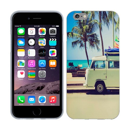 Husa iPhone 6/6S Silicon Gel Tpu Model Summer Van Multicolor