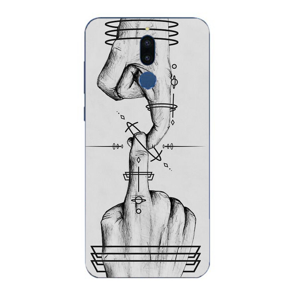 Husa Huawei Mate 10 Lite Silicon Gel Tpu Model Universe Touch Multicolor