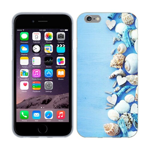 Husa iPhone 6/6S Silicon Gel Tpu Model Seashells Multicolor