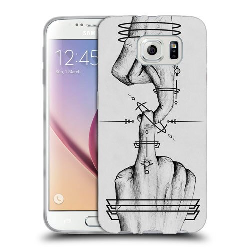Husa Samsung Galaxy S6 Edge G925 Silicon Gel Tpu Model Universe Touch Multicolor