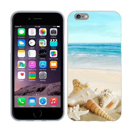 Husa iPhone 6/6S Silicon Gel Tpu Model Beach View Multicolor