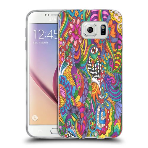 Husa Samsung Galaxy S7 Edge G935 Silicon Gel Tpu Model Psychedelic Draw Multicolor