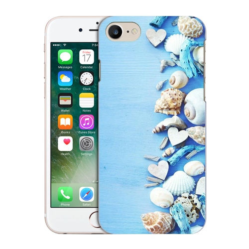 Husa iPhone 7 Silicon Gel Tpu Model Seashells Multicolor