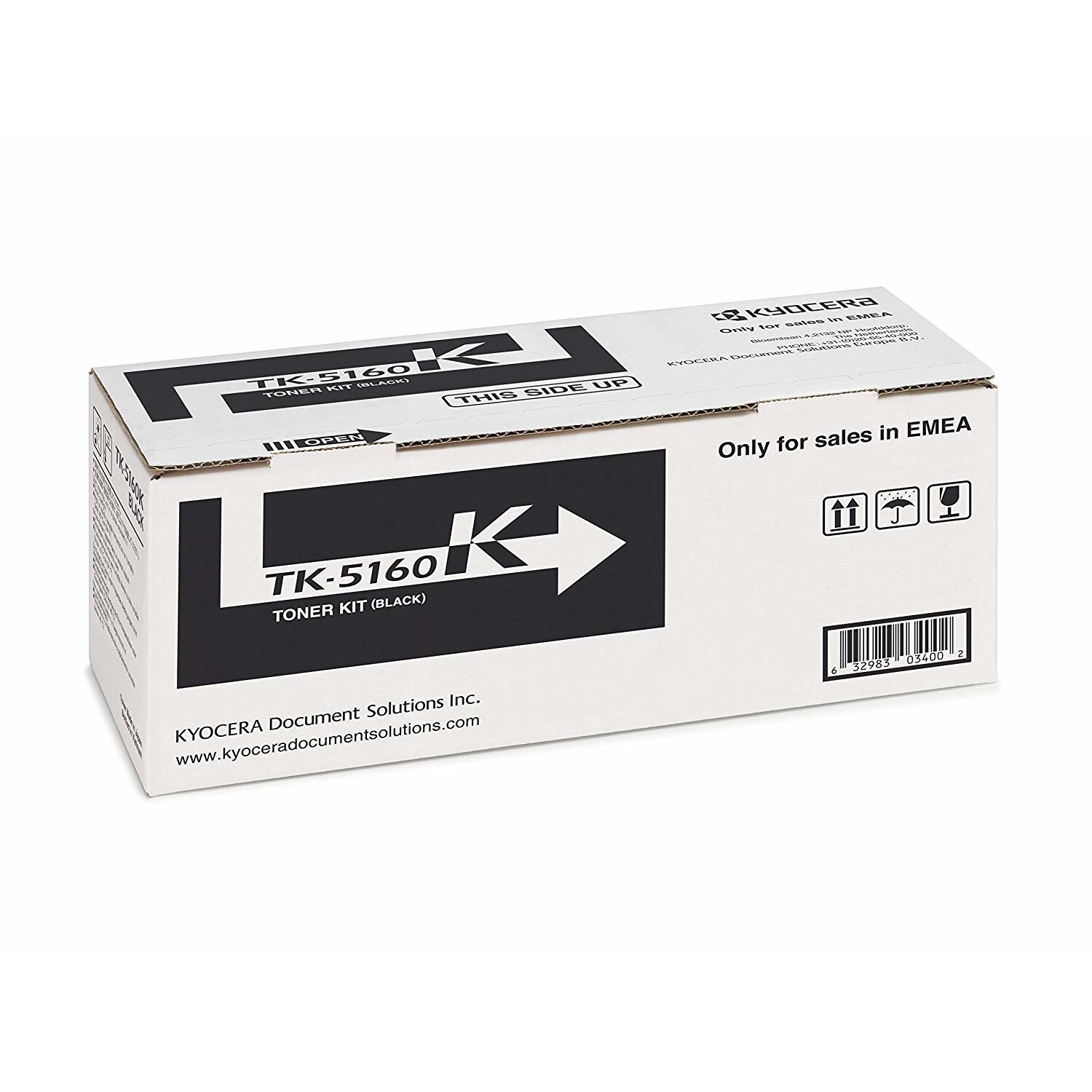 Kyocera Black toner,TK-5160K, 16,000 pages, A4, ISO/IEC 19798