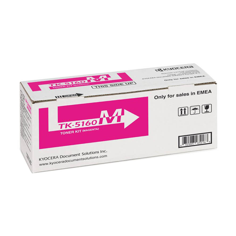 Kyocera Magenta toner, TK-5160M,12,000 pages, A4, ISO/IEC 19798