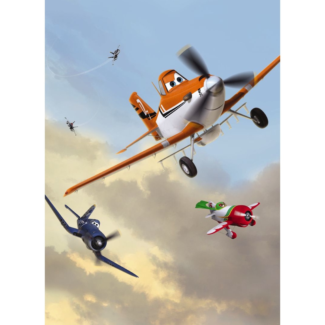 Fototapet copii Planes Komar 4-452 Multicolor 184 X 254cm ( LxI )