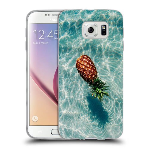 Husa Samsung Galaxy S7 Edge G935 Silicon Gel Tpu Model Floating Pineapple Multicolor