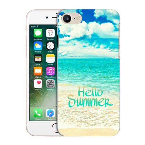Husa iPhone 7 Silicon Gel Tpu Model Hello Summer Multicolor