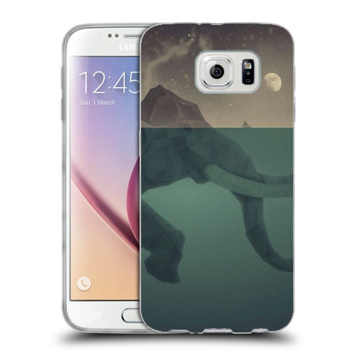 Husa Samsung Galaxy S6 Edge G925 Silicon Gel Tpu Model Giant Elephant Multicolor