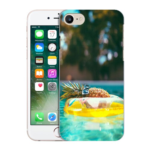 Husa iPhone 7 Silicon Gel Tpu Model Relaxed Pineapple Multicolor