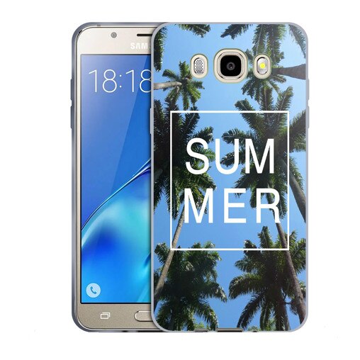 Husa Samsung Galaxy J7 2016 J710 Silicon Gel Tpu Model Summer Multicolor