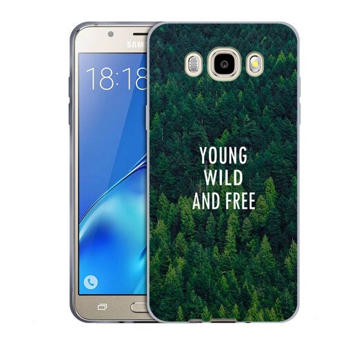 Husa Samsung Galaxy J7 2016 J710 Silicon Gel Tpu Model Wild and Free Multicolor