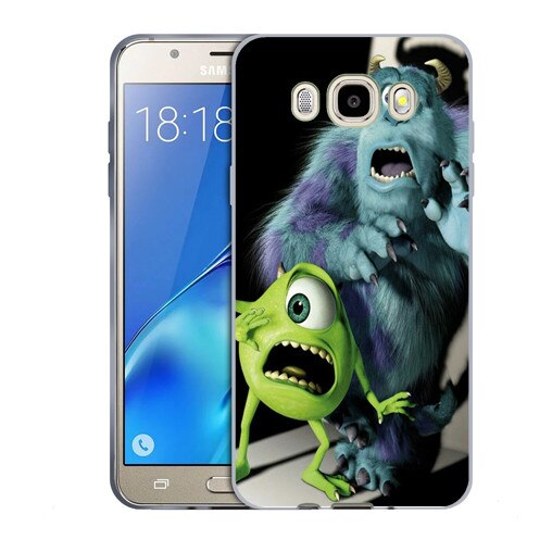 Husa Samsung Galaxy J7 2016 J710 Silicon Gel Tpu Model Monster Ink Multicolor