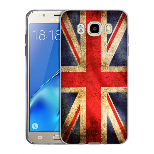 Husa Samsung Galaxy J7 2016 J710 Silicon Gel Tpu Model UK Flag Multicolor