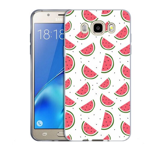 Husa Samsung Galaxy J7 2016 J710 Silicon Gel Tpu Model Watermelons Pattern Multicolor