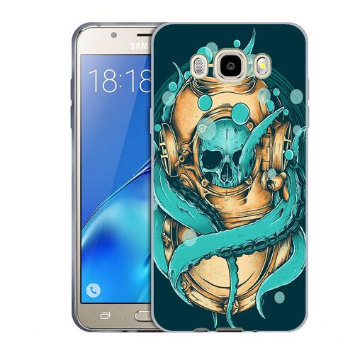 Husa Samsung Galaxy J7 2016 J710 Silicon Gel Tpu Model Dead diver Multicolor