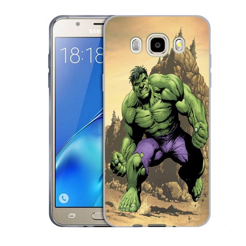 Husa Samsung Galaxy J7 2016 J710 Silicon Gel Tpu Model The Hulk Multicolor