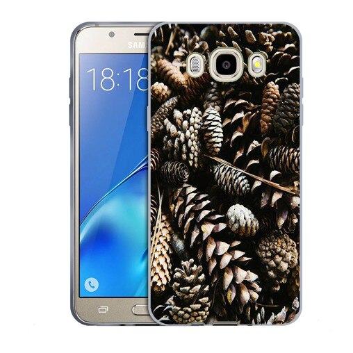 Husa Samsung Galaxy J5 2016 J510 Silicon Gel Tpu Model Pine Cones Multicolor