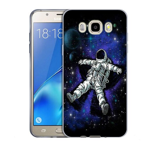 Husa Samsung Galaxy J5 2016 J510 Silicon Gel Tpu Model Space Astronaut Multicolor