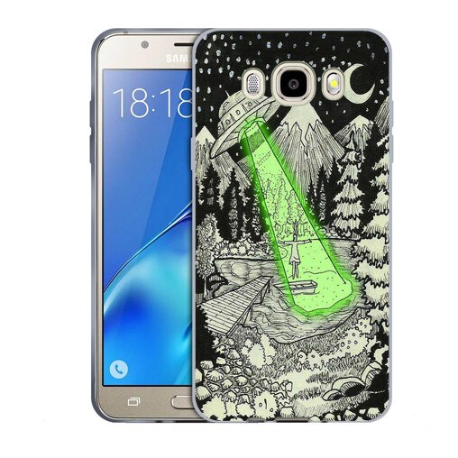 Husa Samsung Galaxy J7 2016 J710 Silicon Gel Tpu Model Ozn Draw Multicolor
