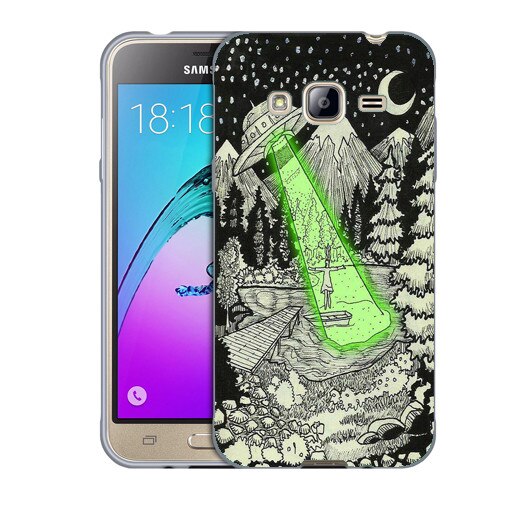 Husa Samsung Galaxy J3 si J3 2016 J320 Silicon Gel Tpu Model Ozn Draw Multicolor