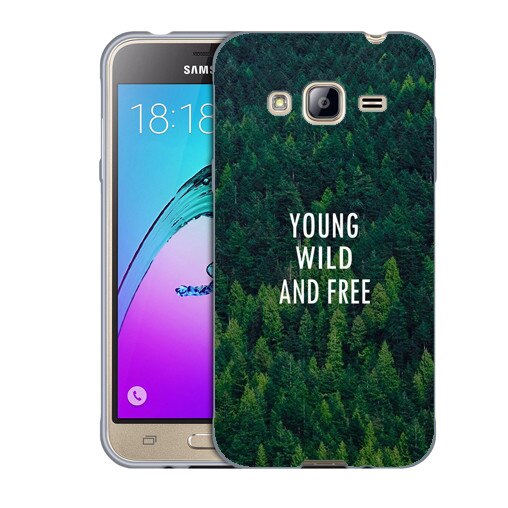 Husa Samsung Galaxy J3 si J3 2016 J320 Silicon Gel Tpu Model Wild and Free Multicolor