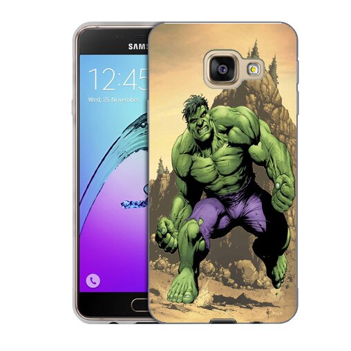 Husa Samsung Galaxy C7 C7000 Silicon Gel Tpu Model The Hulk Multicolor