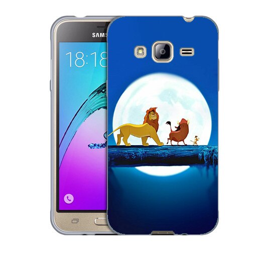Husa Samsung Galaxy J3 si J3 2016 J320 Silicon Gel Tpu Model Hakuna Matata Multicolor