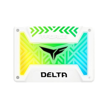 SSD TeamGroup T-Force Delta RGB White 500GB SATA-III 2.5 inch SSD TeamGroup T-Force Delta RGB White 500GB SATA-III 2.5 inch