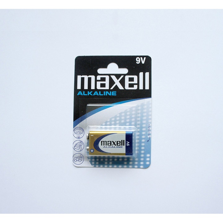 Alkáli elem MAXELL 9V 6LR61 (MN1604)