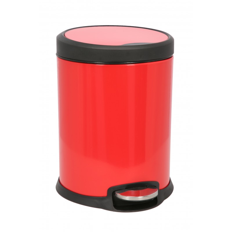 Cos menajer cu pedala, capacitate 5L , Grunberg, Rosu ,RY1615