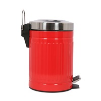 cos pentru gunoi cu pedala capacitate 3l  grunberg rosu ry1613 imagen 10_0_
0