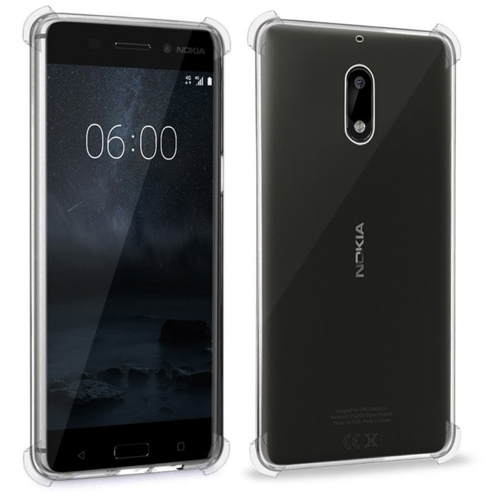 Силиконов кейс ултра тънък 0,5mm за Nokia 3.1, Прозрачен