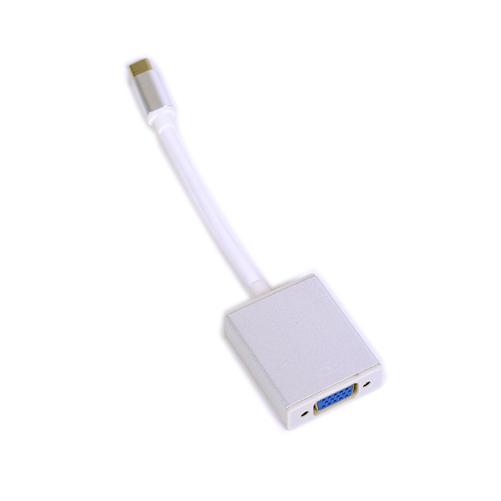 Кабел Wireman Type-C мъжки - VGA женски, 0.2 метра