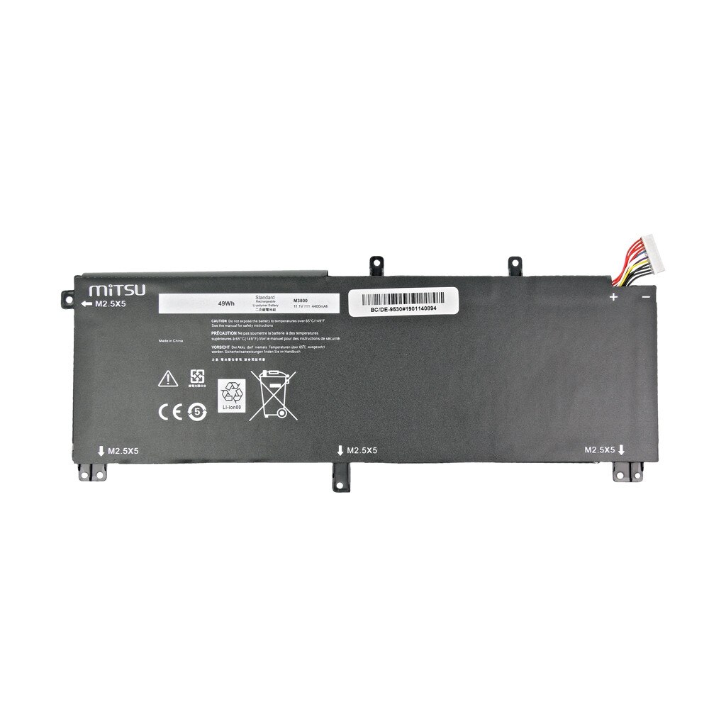 Baterie laptop Clasa A Mitsu compatibila Dell XPS 15 9530, M3800,07D1WJ,0H76MY,245RR,7D1WJ,H76MV