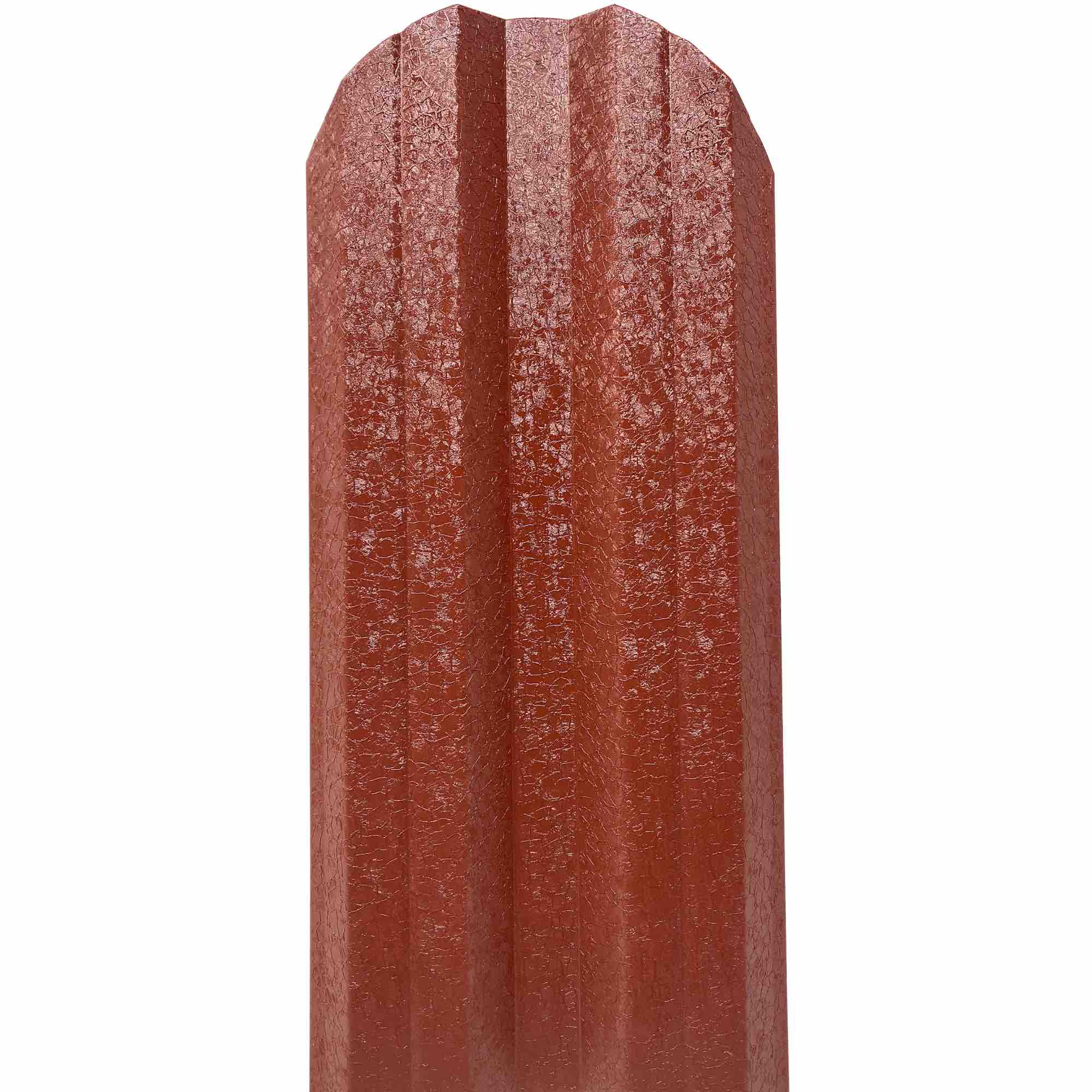 Set 25 buc., Sipca Metalica Gard, 1500x115mm/buc, Caramiziu - Mat Structurat, Top Profil Sistem