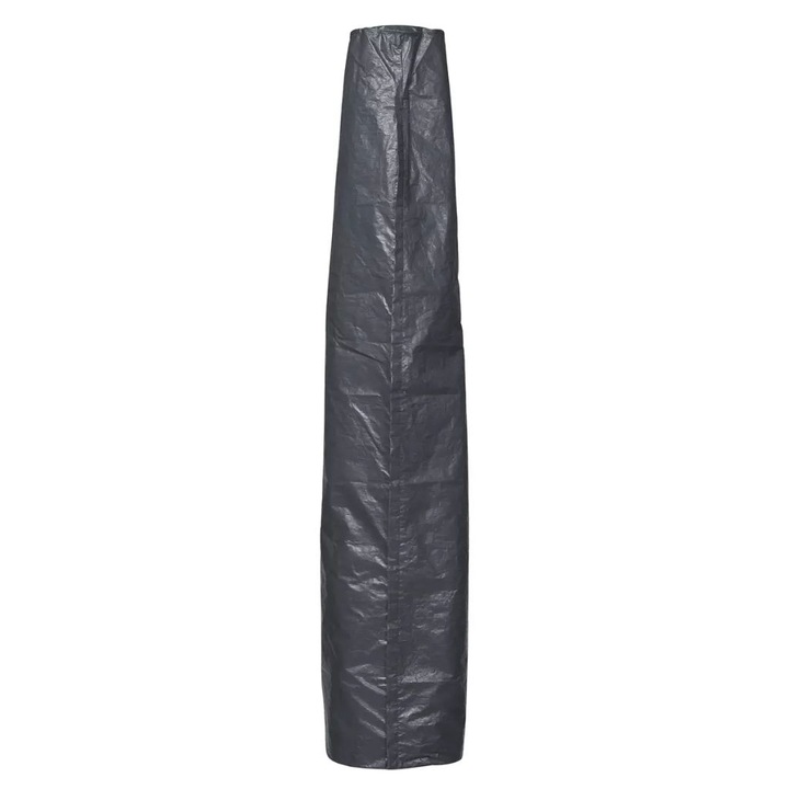 Калъф за градински чадър Nature, Пластмаса, Черен, 42 см