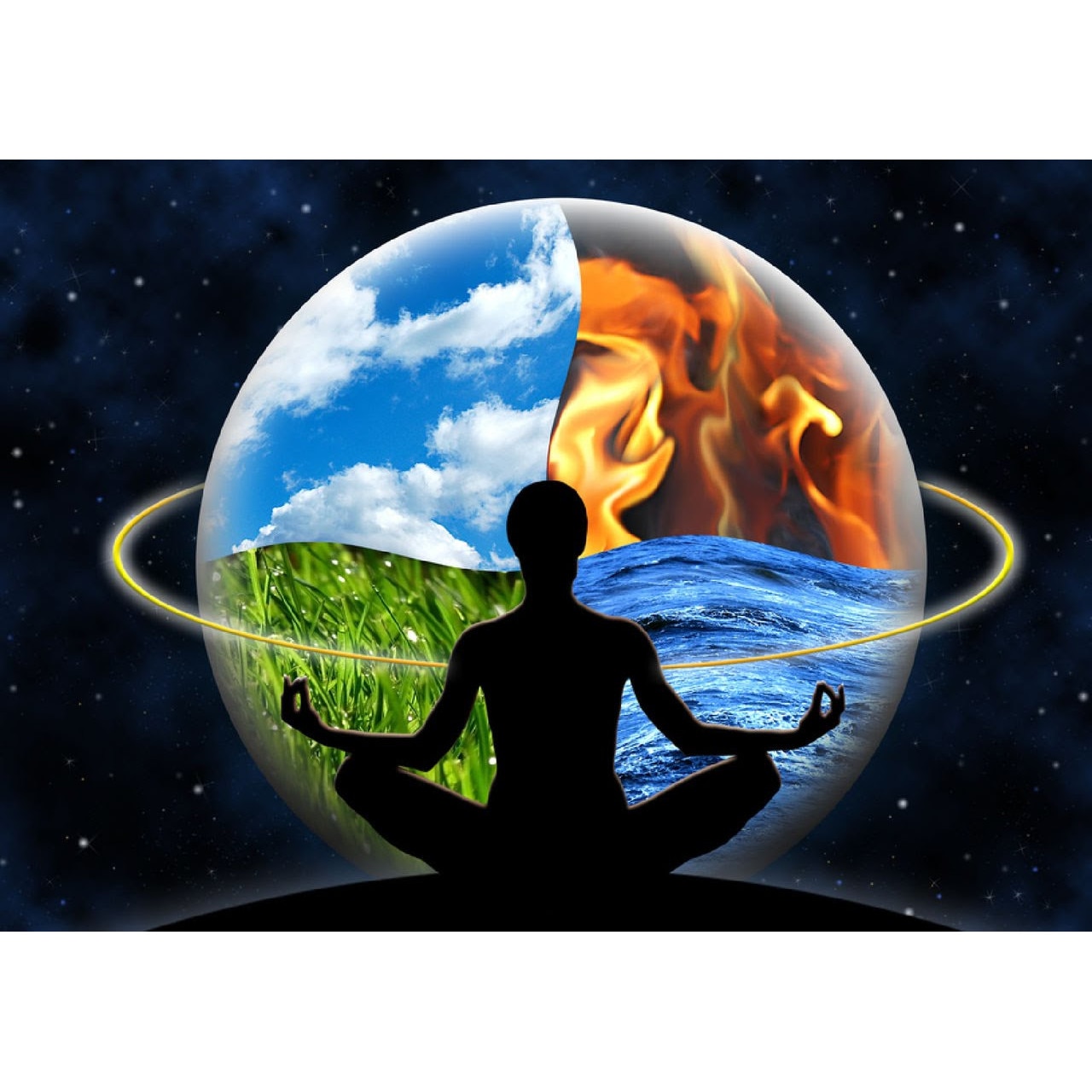 Tablou canvas Elementele pamantului 3 (105 x 70 cm)