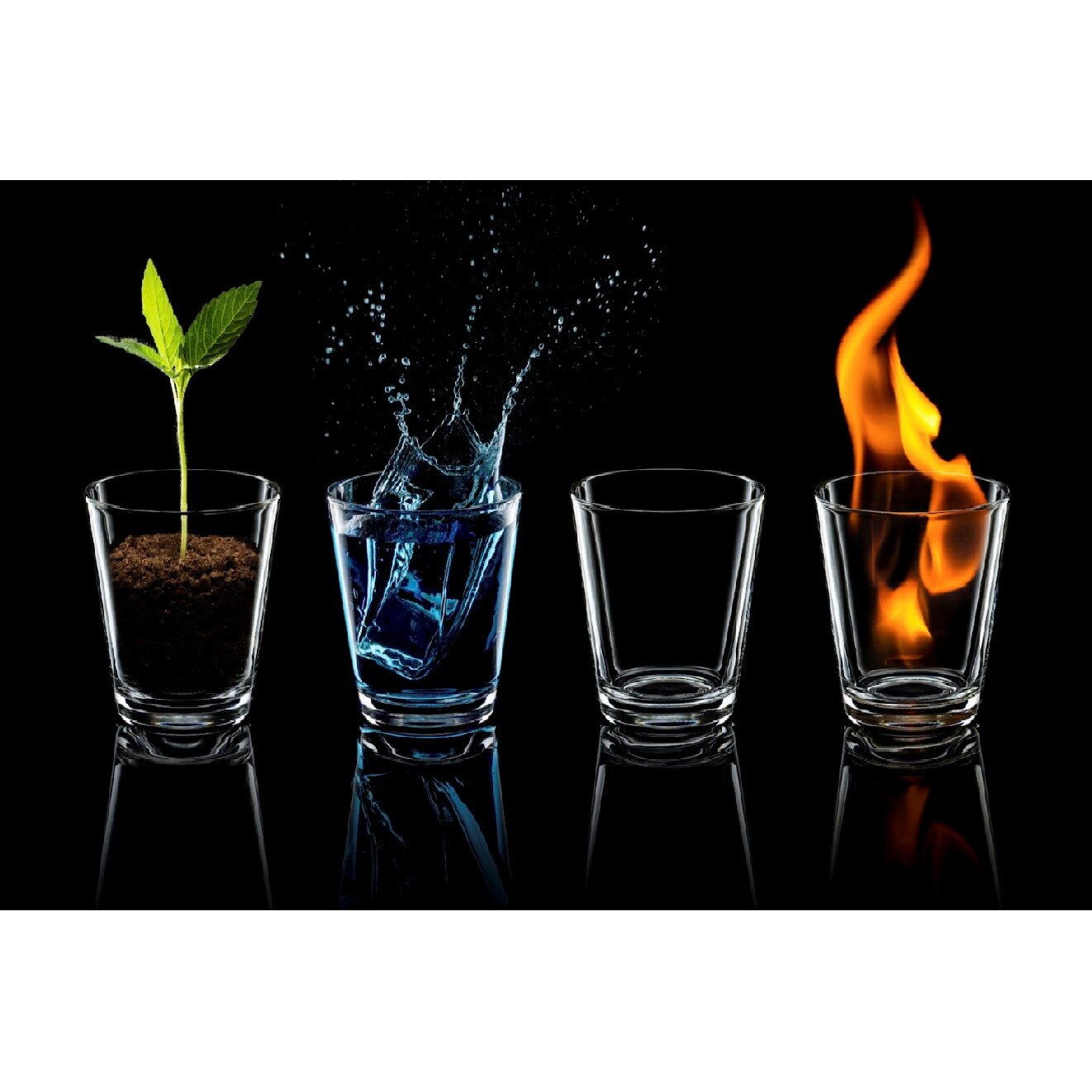 Tablou canvas Elementele pamantului 2 (105 x 70 cm)