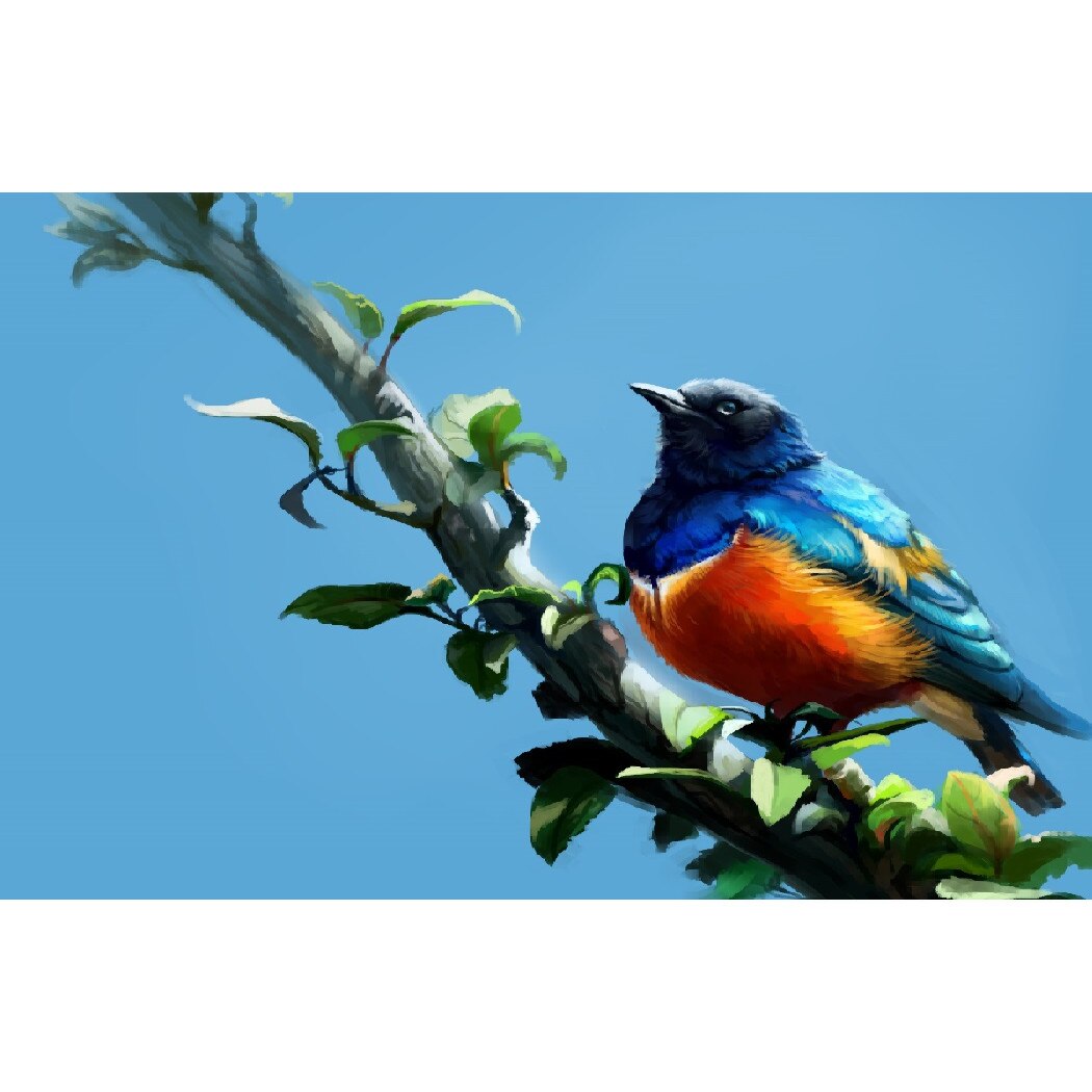 Tablou canvas Pasari 1 (90 x 60 cm)