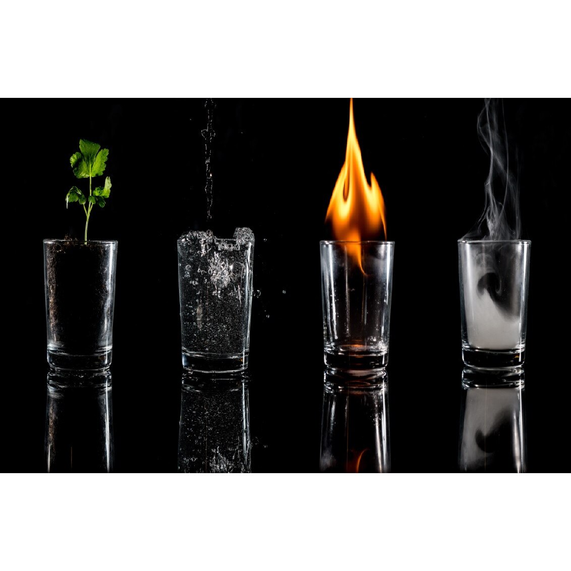 Tablou canvas Elementele pamantului 7 (90 x 60 cm)