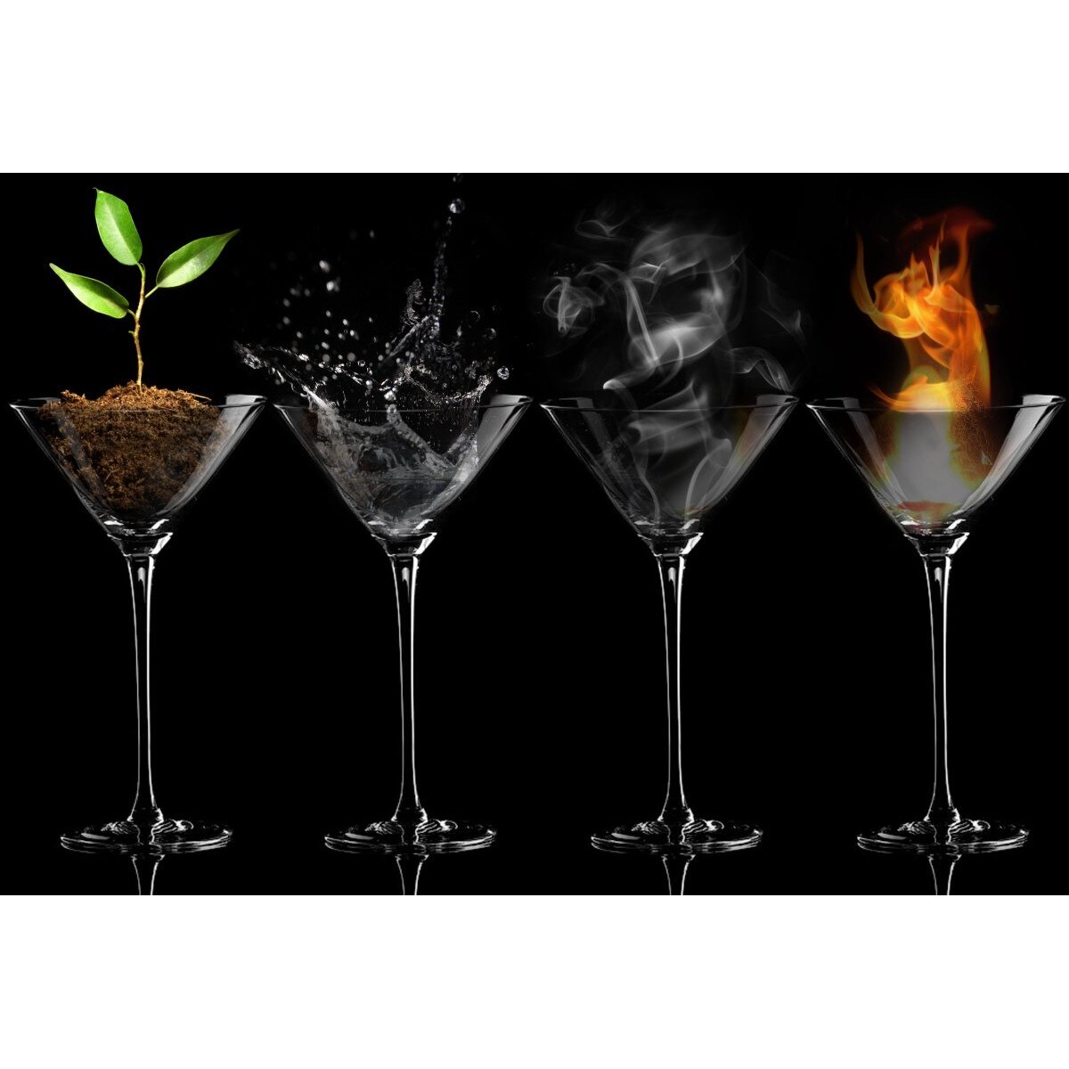 Tablou canvas Elementele pamantului 5 (60 x 40 cm)