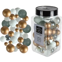 sfere decorative de sticla bile ornamentale rasteli 6-15 mm 500 g aspect luciosmat alb-auriu art 5342 imagen 31_1_
0